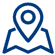 icon of map and pin for directions